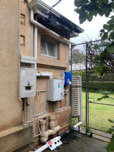 electric power boxes outside