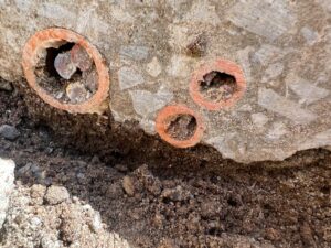 electric pipes safety check