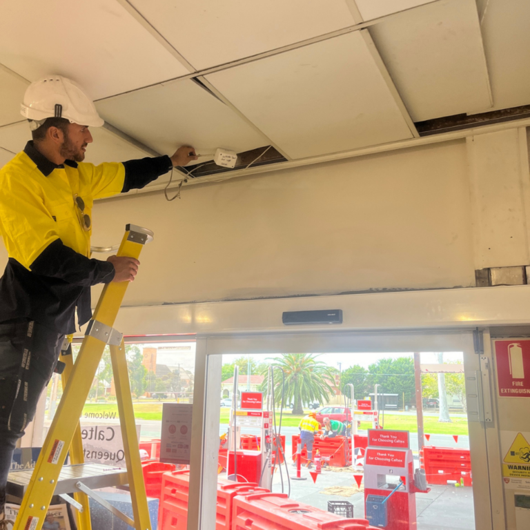 C & R All Spark Staff Performing Electrical Work